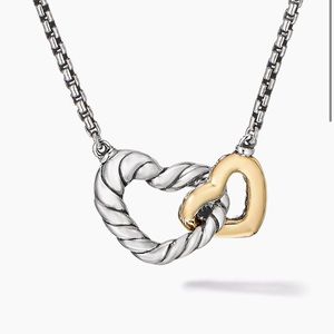 David Yurman cable heart necklace